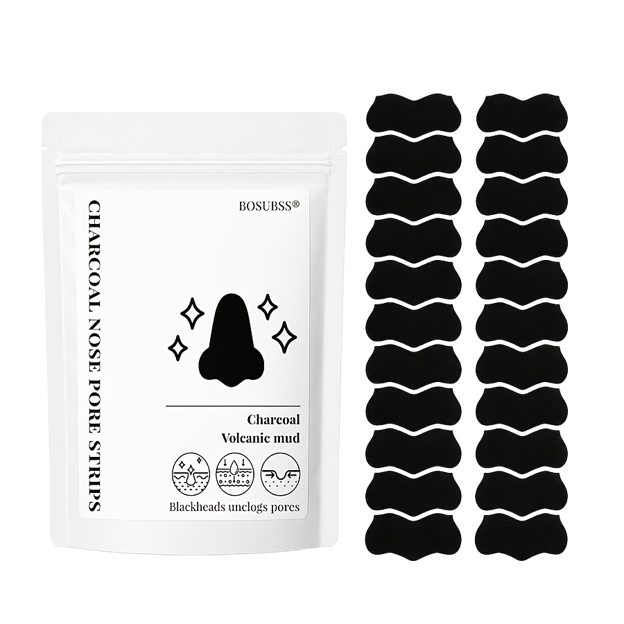 Charcoal Pore Strip - Tea Tree Charcoal Nose Strips for