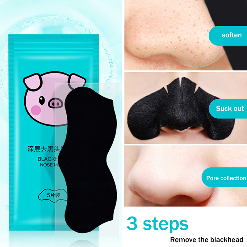 Charcoal Pore Strip - 5/15/25/50 Pcs Bamboo Charcoal Blackhead Removal