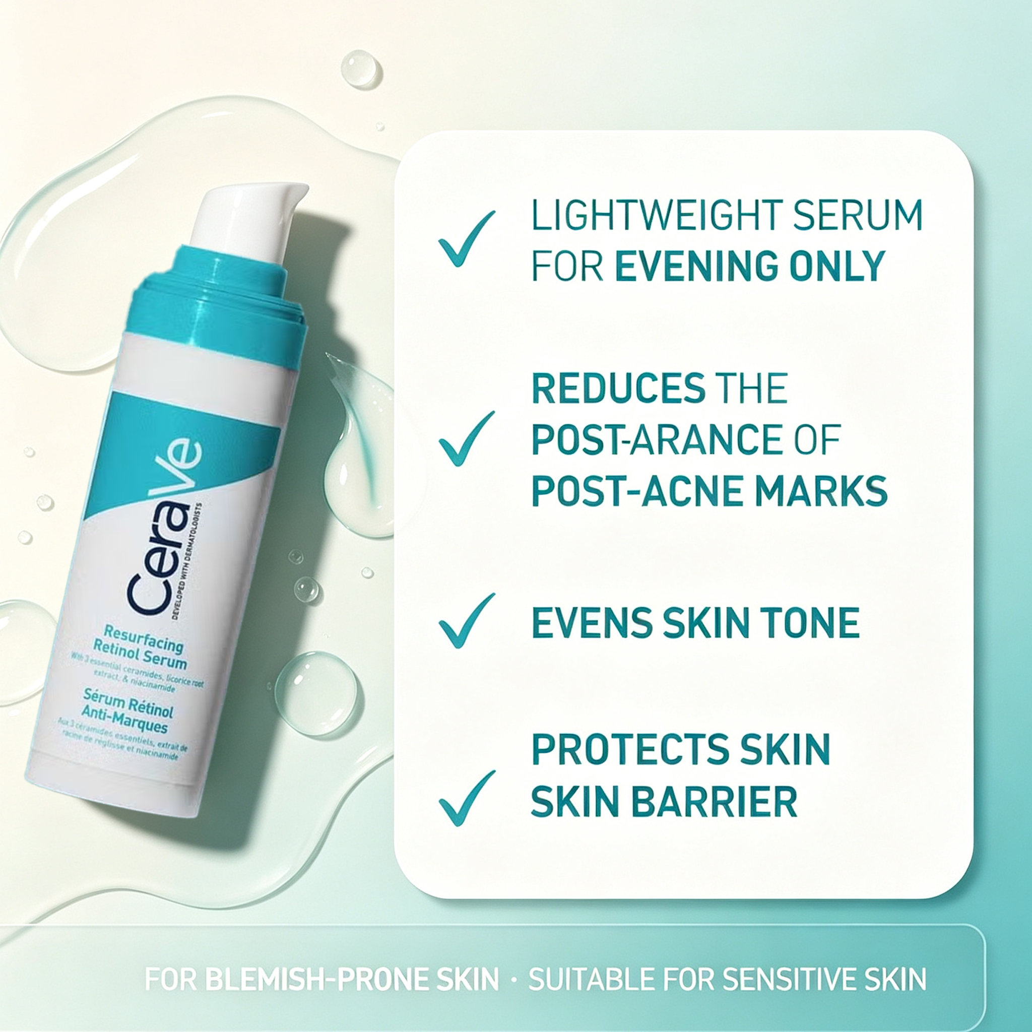 CeraVe Retinol Serum Niacinami - Skincare Non Comedogenic ulasan dan harga