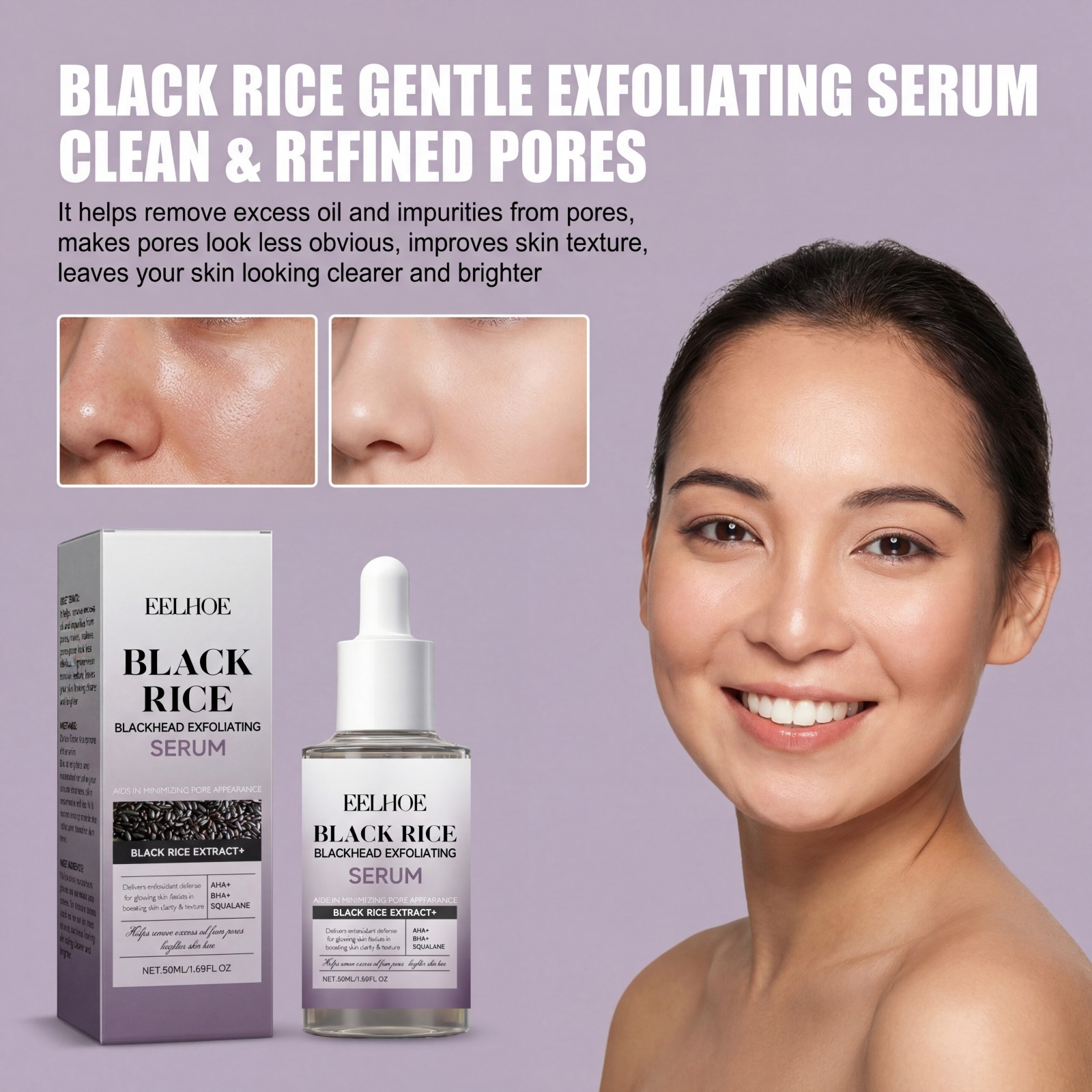 Black Rice Exfoliating Serum G - Skincare Non Comedogenic ulasan dan harga