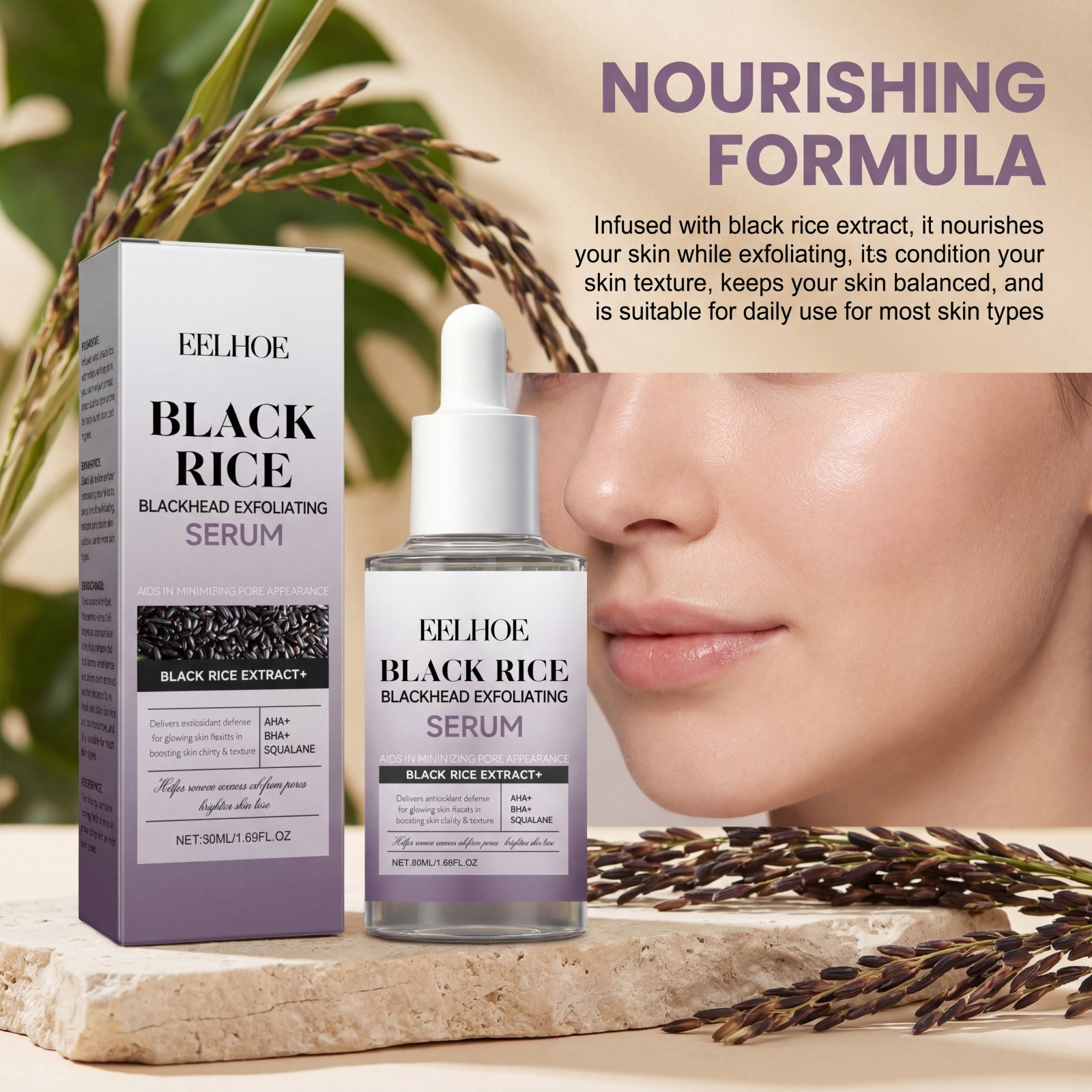 Black Rice Exfoliating Serum G - Skincare Non Comedogenic ulasan dan harga