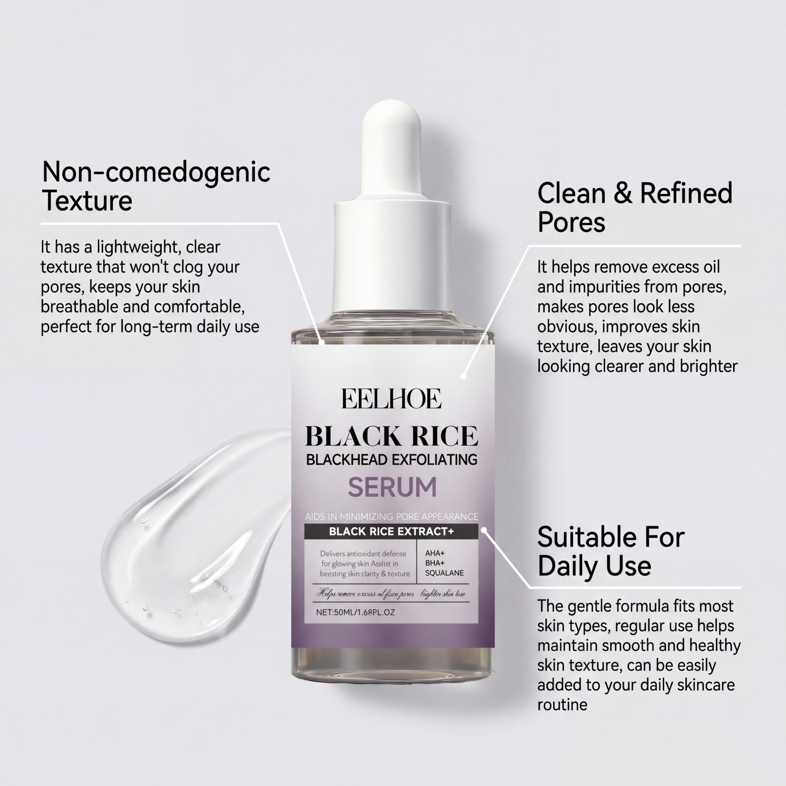Black Rice Exfoliating Serum G - Skincare Non Comedogenic ulasan dan harga