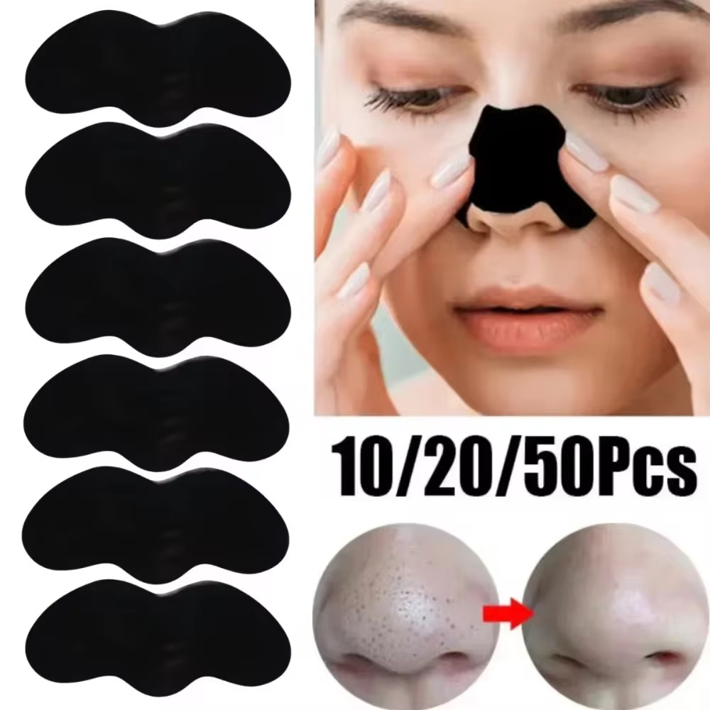 10/20/50/100 Pieces Deep Clean - Charcoal Pore Strip ulasan dan harga