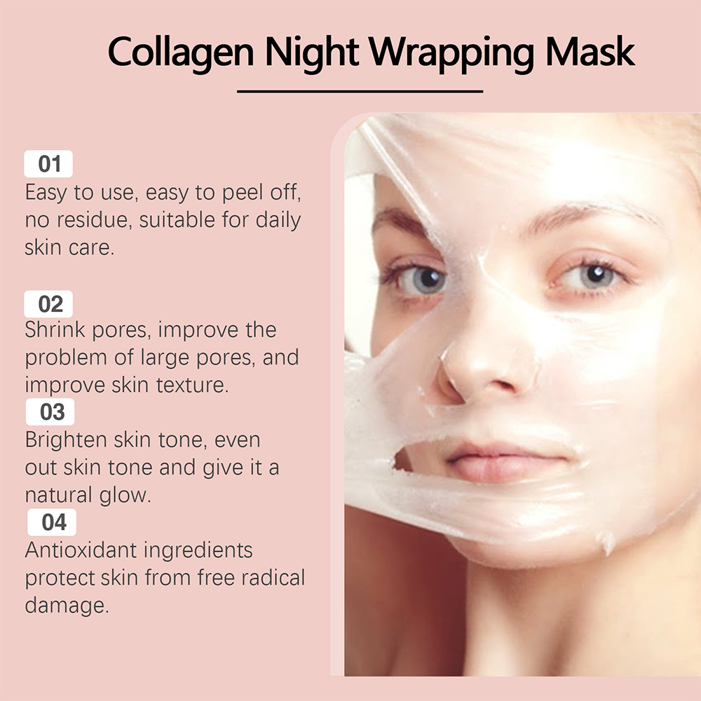 Collagen Peel Off Facial Mask  - Skincare Ms Glow ulasan dan harga