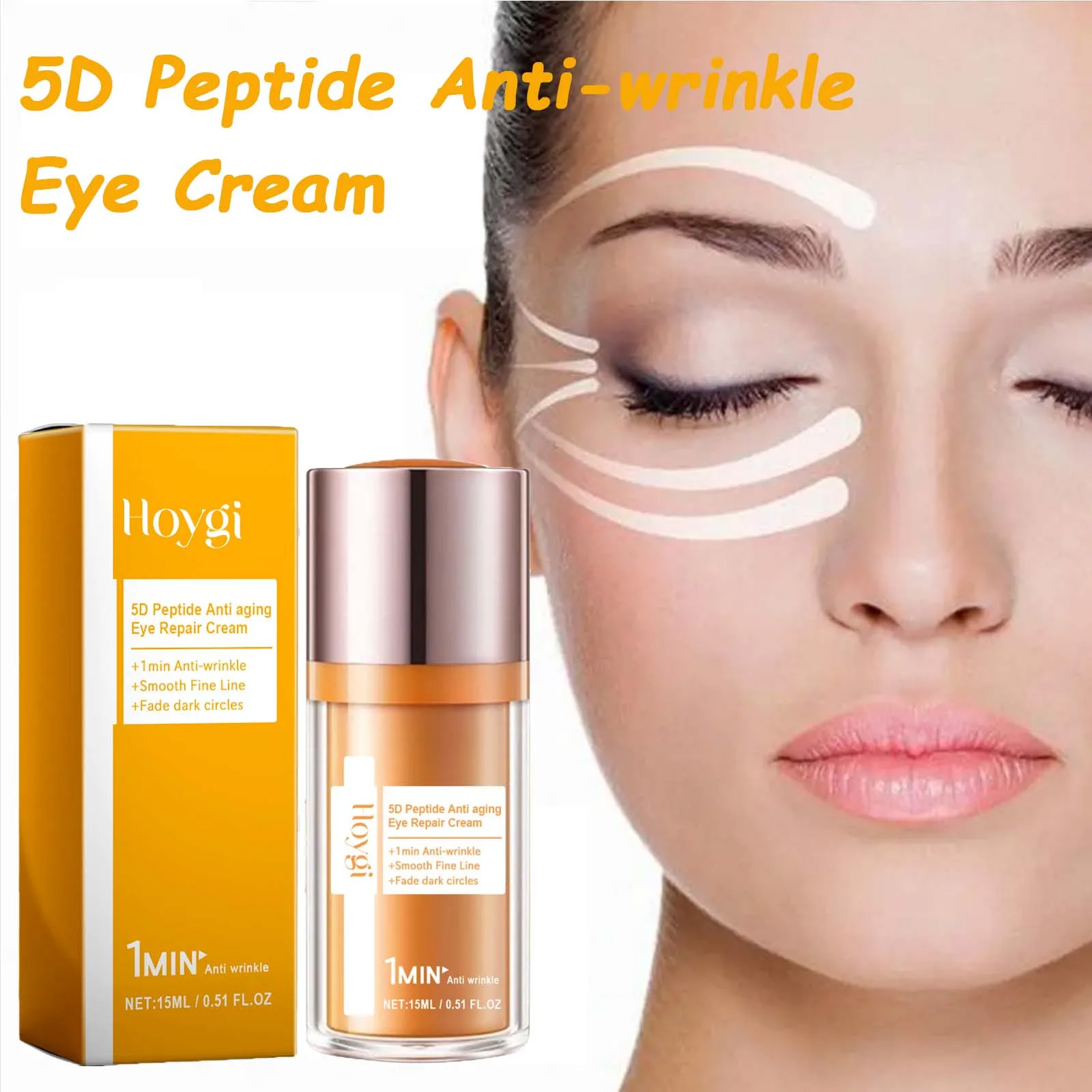 HOYGI 5D Peptide Anti Wrinkle  - Eye Cream Peptide ulasan dan harga