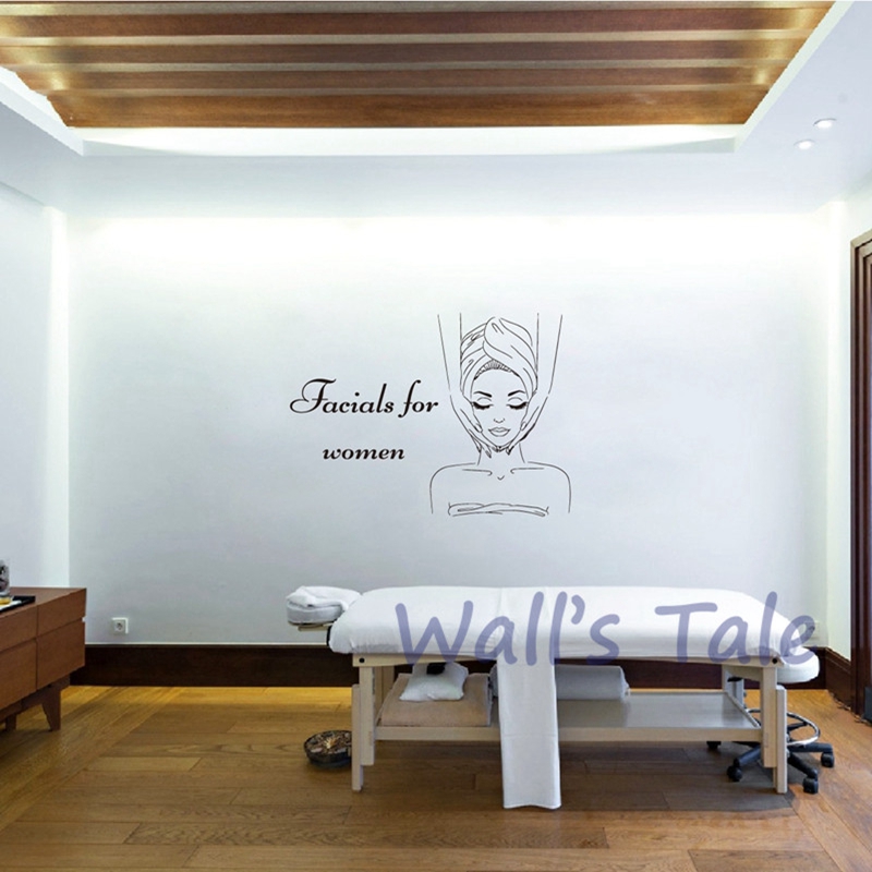 Spa Sign Facials Quote Wall De - Skincare Quote ulasan dan harga