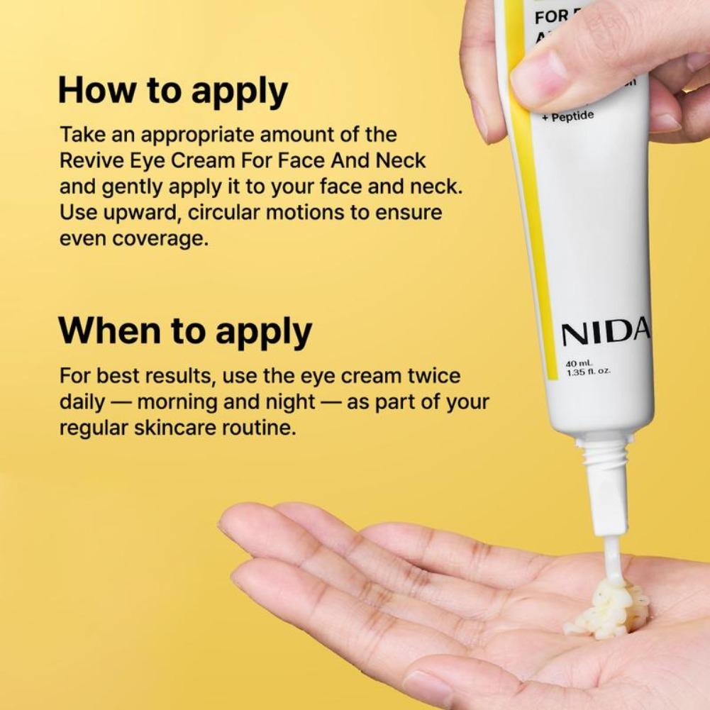 40ml NIDA Revive Eye Cream For - Eye Cream Peptide ulasan dan harga