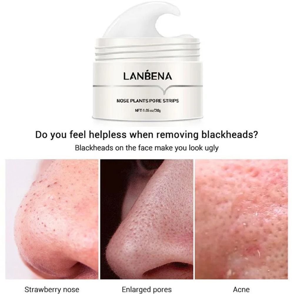 Nose Blackhead Remover Cream P - Charcoal Pore Strip ulasan dan harga