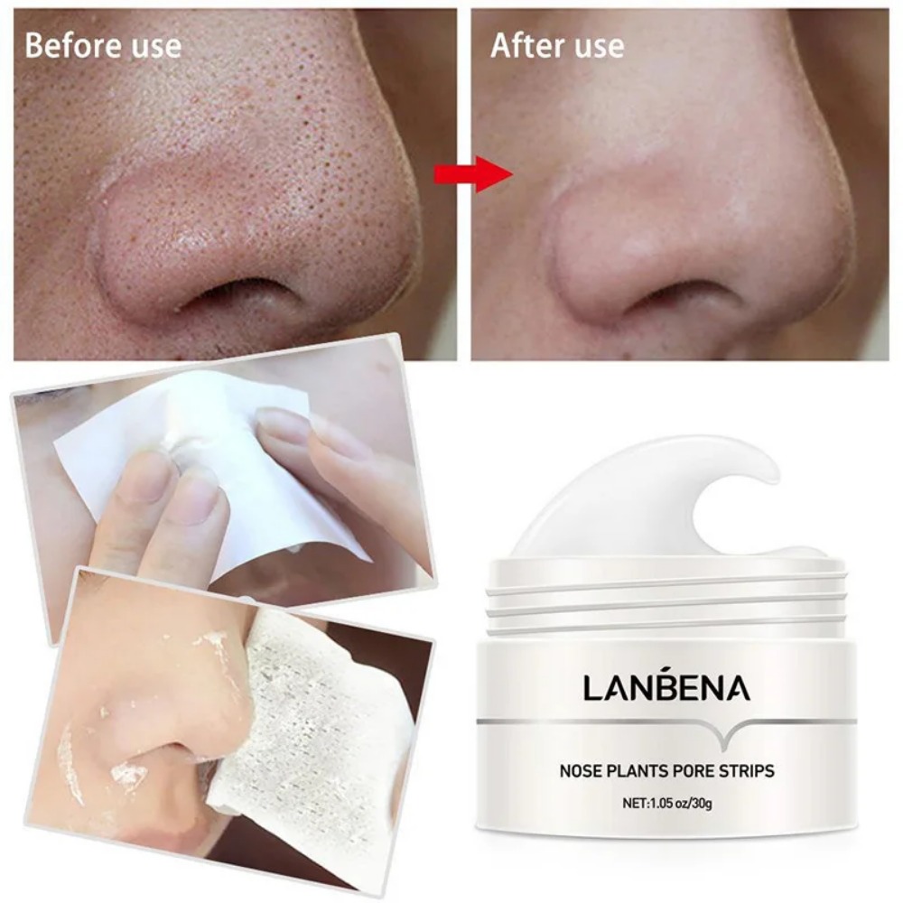 Nose Blackhead Remover Cream P - Charcoal Pore Strip ulasan dan harga
