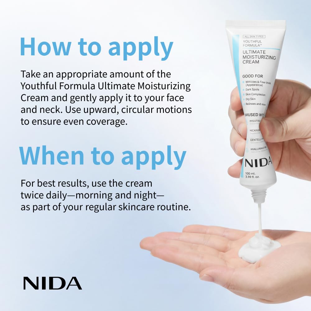NIDA Moisturizing Cream+Sunscr - Eye Cream Peptide ulasan dan harga
