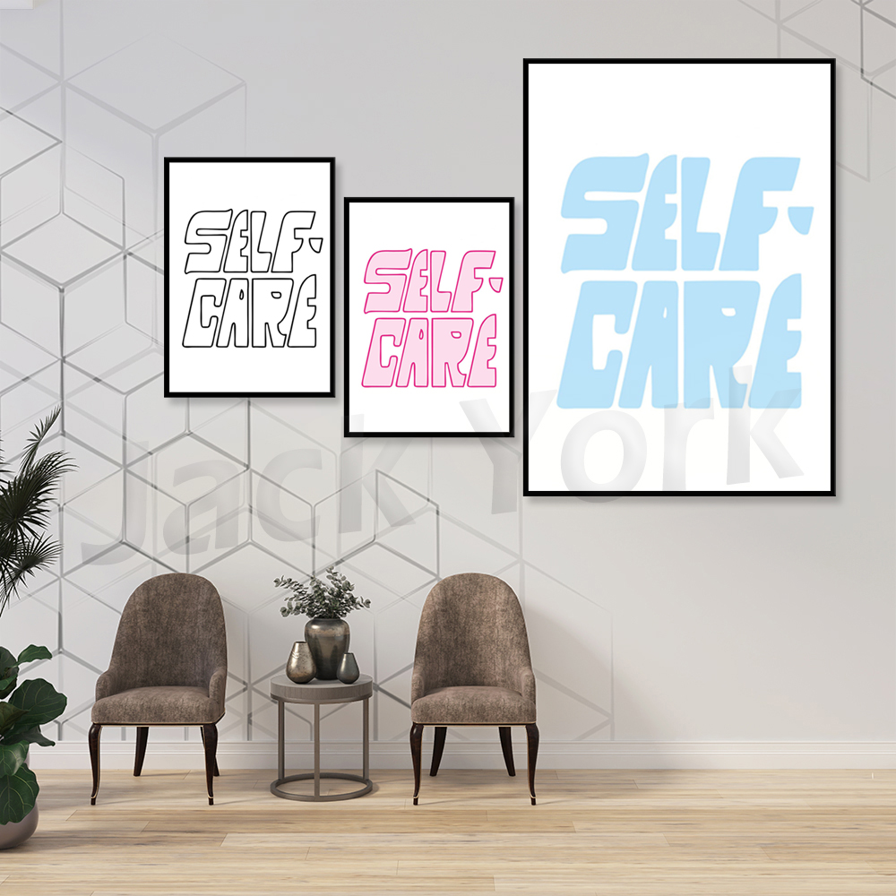 Selfcare routine poster, selfl - Skincare Quote ulasan dan harga