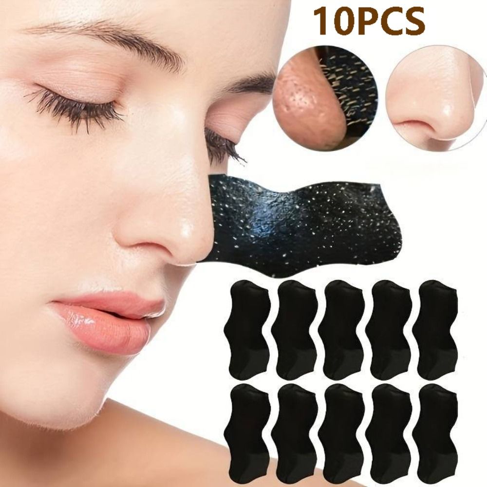 10PCS New Deep Cleaning Nose P - Charcoal Pore Strip ulasan dan harga